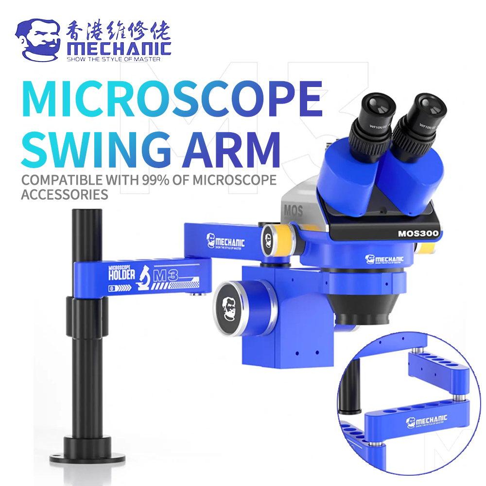 Electronics Repair Microscope - MECHANIC M3 360° Microscope Adjustable Swing