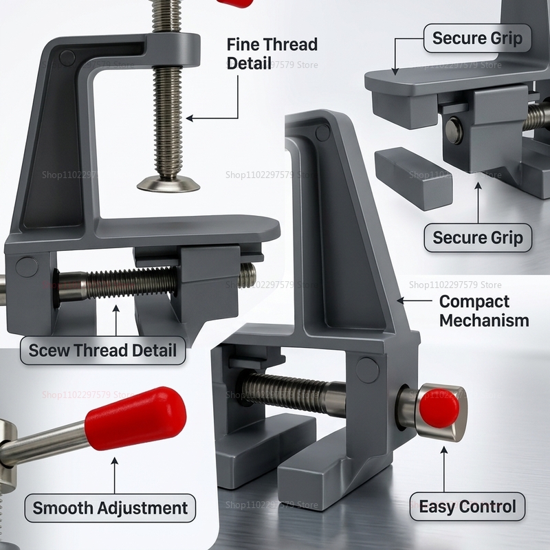 Aluminum Mini Table Bench Vice - đánh giá và giá Electronics Repair Hobby
