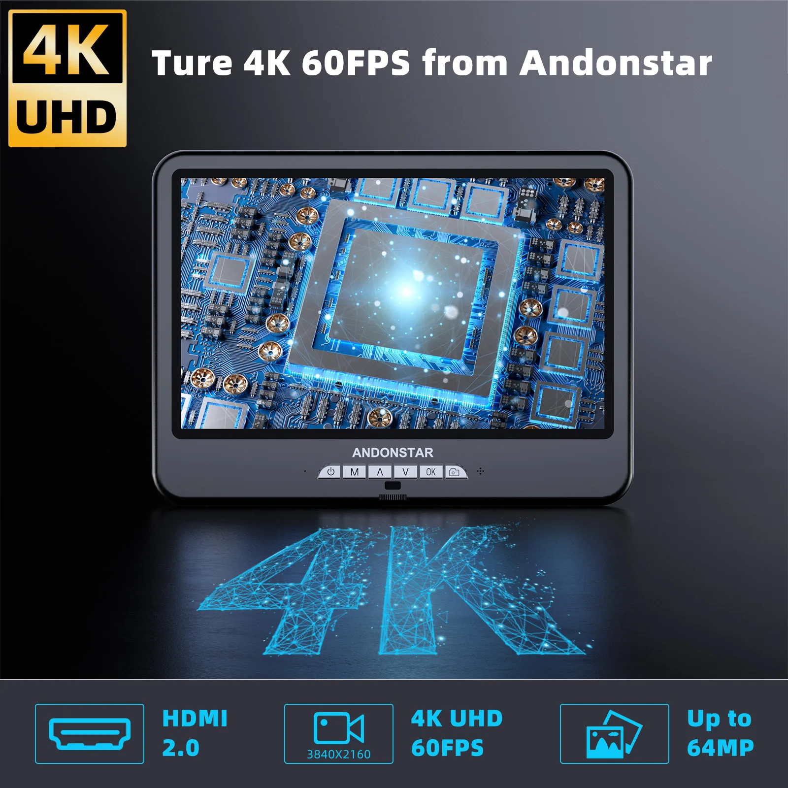 Andonstar AD210S-Pro 4K 60FPS  - đánh giá và giá Electronics Repair Microscope