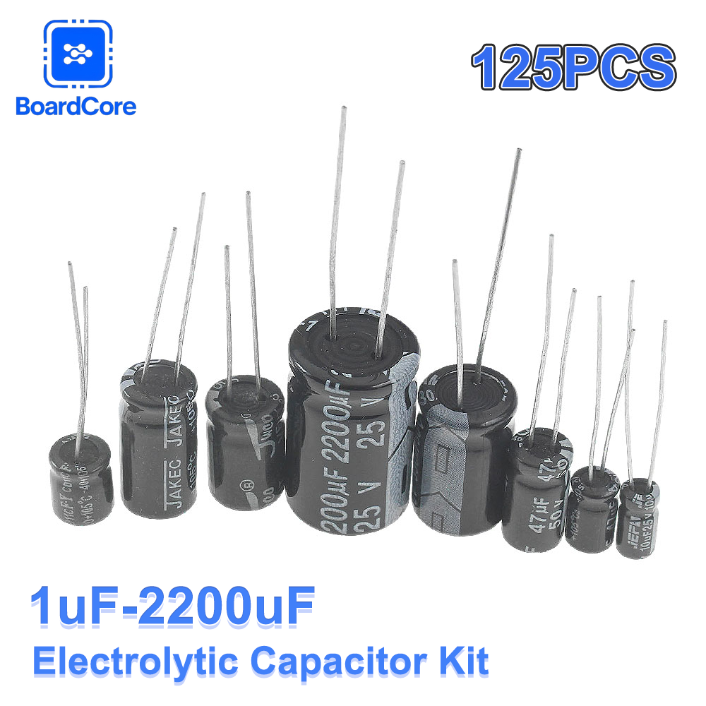 25 Values 125PCS Electrolytic  - đánh giá và giá Electronics Repair Hobby