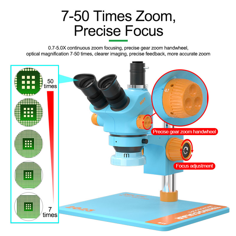 RELIFE RL-M5T-B11 0.7-5.0 Cont - đánh giá và giá Electronics Repair Microscope