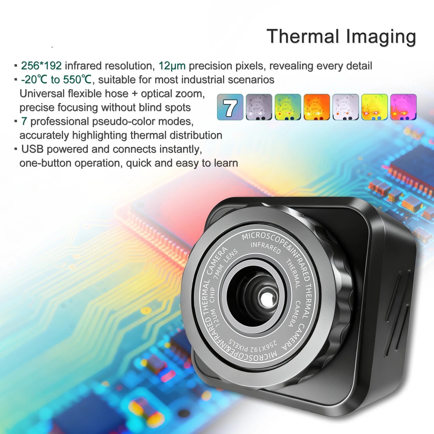 YIZHAN Thermal Imager 256*192  - đánh giá và giá Electronics Repair Microscope